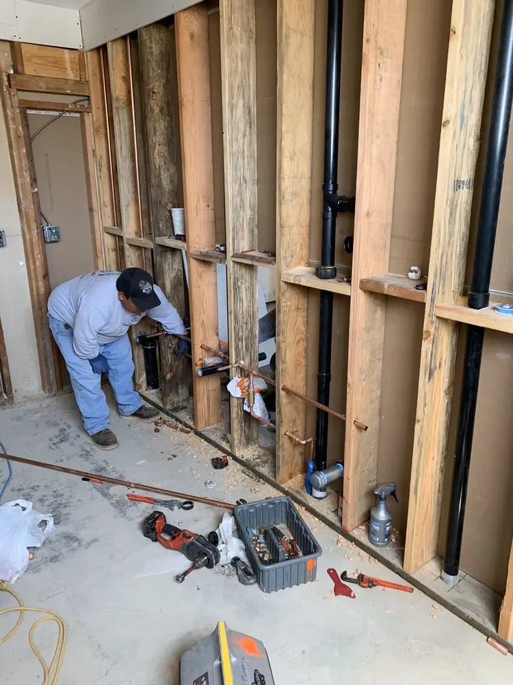 Commercial rough-in plumbing for Water Heater Replacement in Winthrop Beach